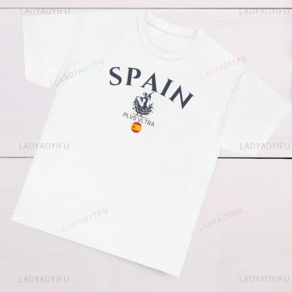Spain Flag Graphic Printed T-s - Street Fashion In Spain recension och pris
