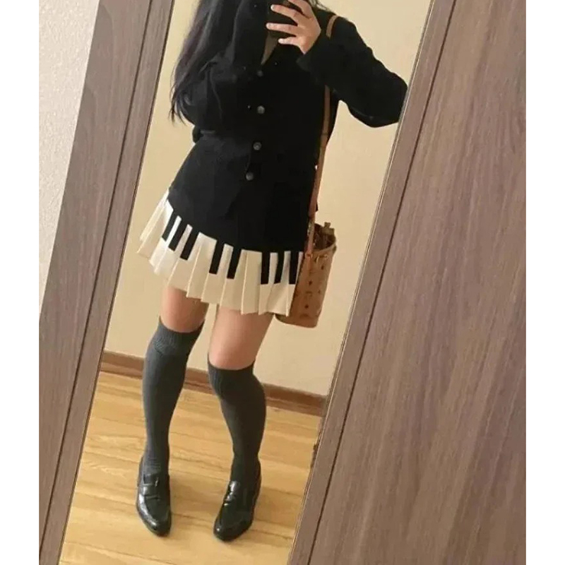 Summer Women Piano Designer Fa - Street Fashion Korean Girl recension och pris