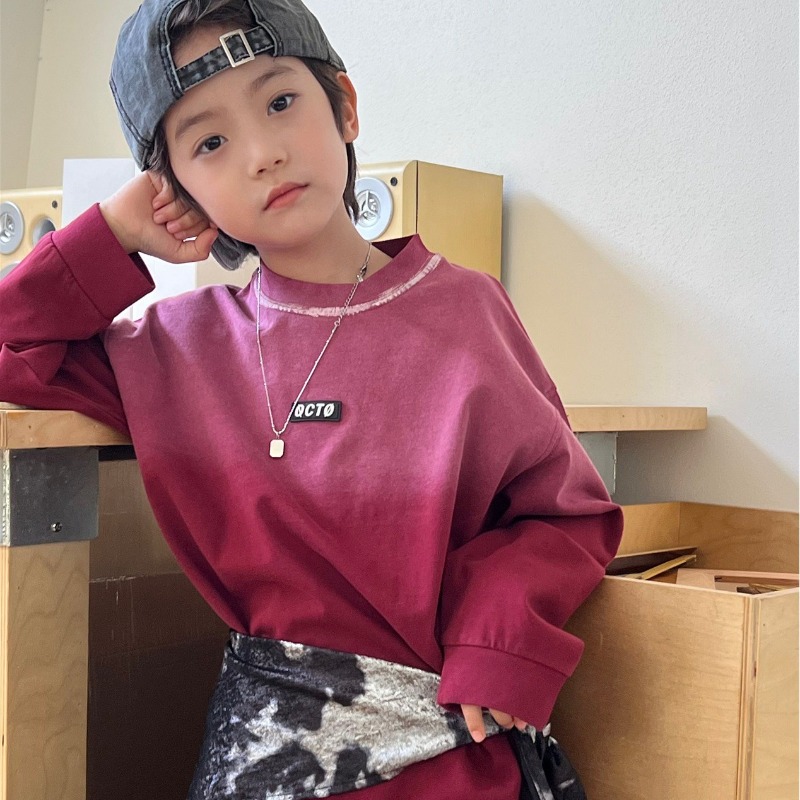 Boys Girls T-shirts 2025 Autum - Street Fashion Korean Girl recension och pris