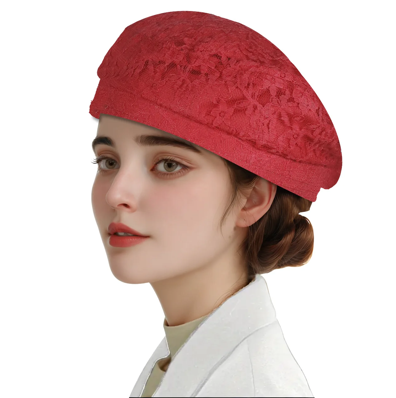 Lace Beret Ladies Summer Stree - Street Fashion Shoot recension och pris