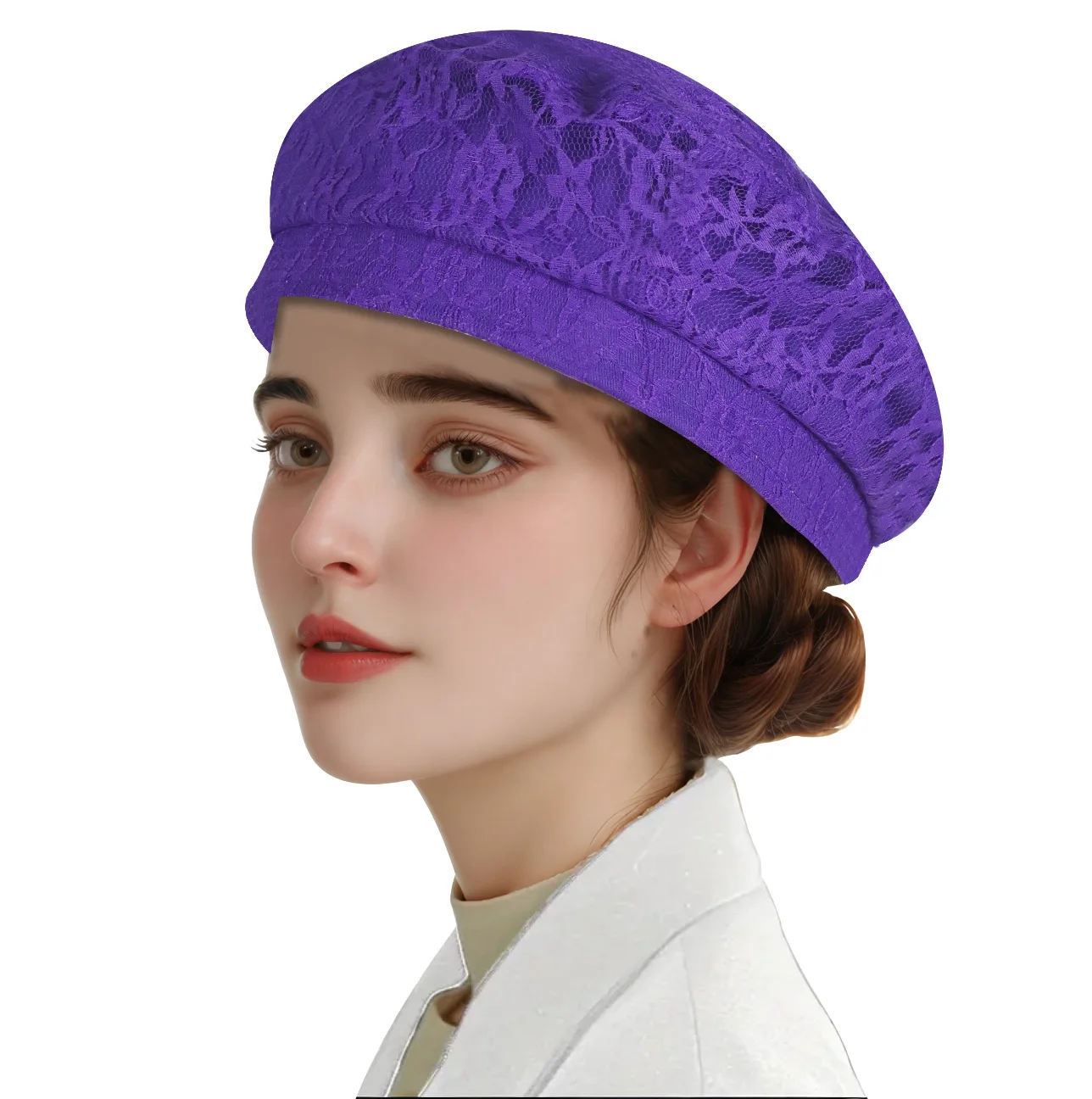 Lace Beret Ladies Summer Stree - Street Fashion Shoot recension och pris