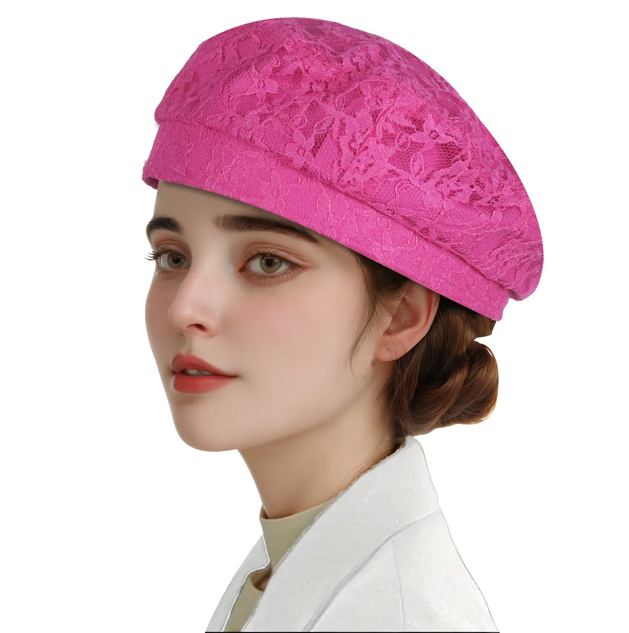 Lace Beret Ladies Summer Stree - Street Fashion Shoot recension och pris