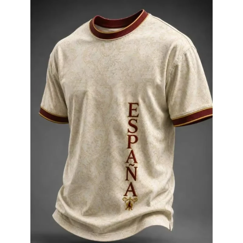 Spain Baroque Damask Soccer T- - Street Fashion In Spain recension och pris