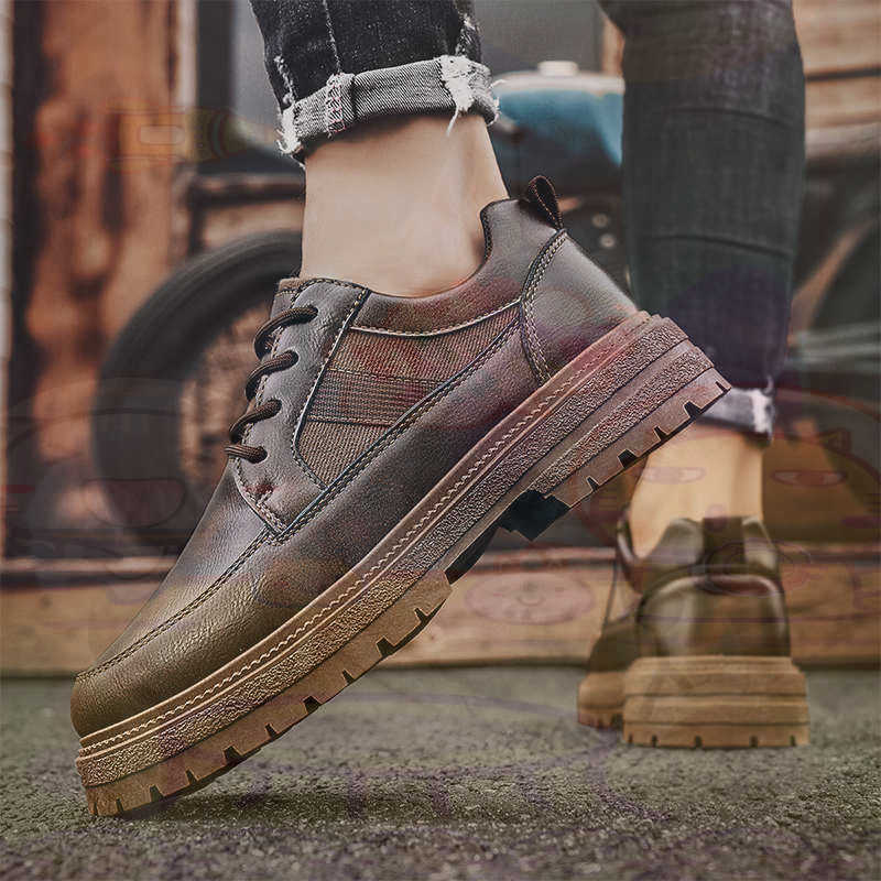 Dark Natural Leather Fashion T - Street Fashion Canada recension och pris