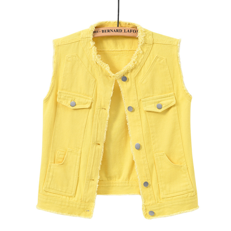 Autumn Women Denim Vests Sleev - Street Fashion Jeans Women recension och pris
