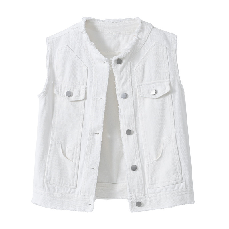Autumn Women Denim Vests Sleev - Street Fashion Jeans Women recension och pris