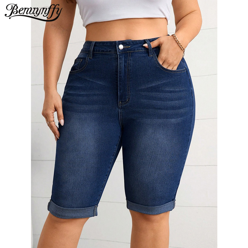Benuynffy Plus Size Vintage Mi - Street Fashion Jeans Women recension och pris