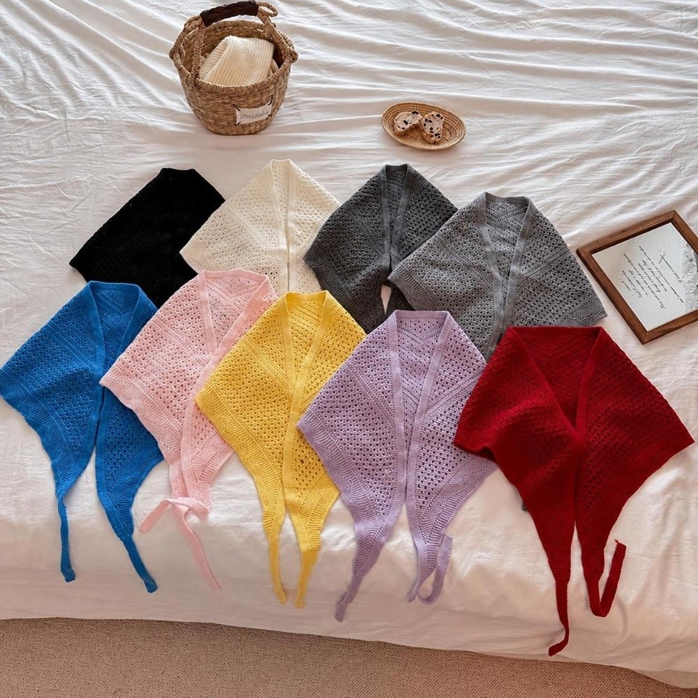 Hollow Out Knitted Triangle Sc - Street Fashion Shoot recension och pris