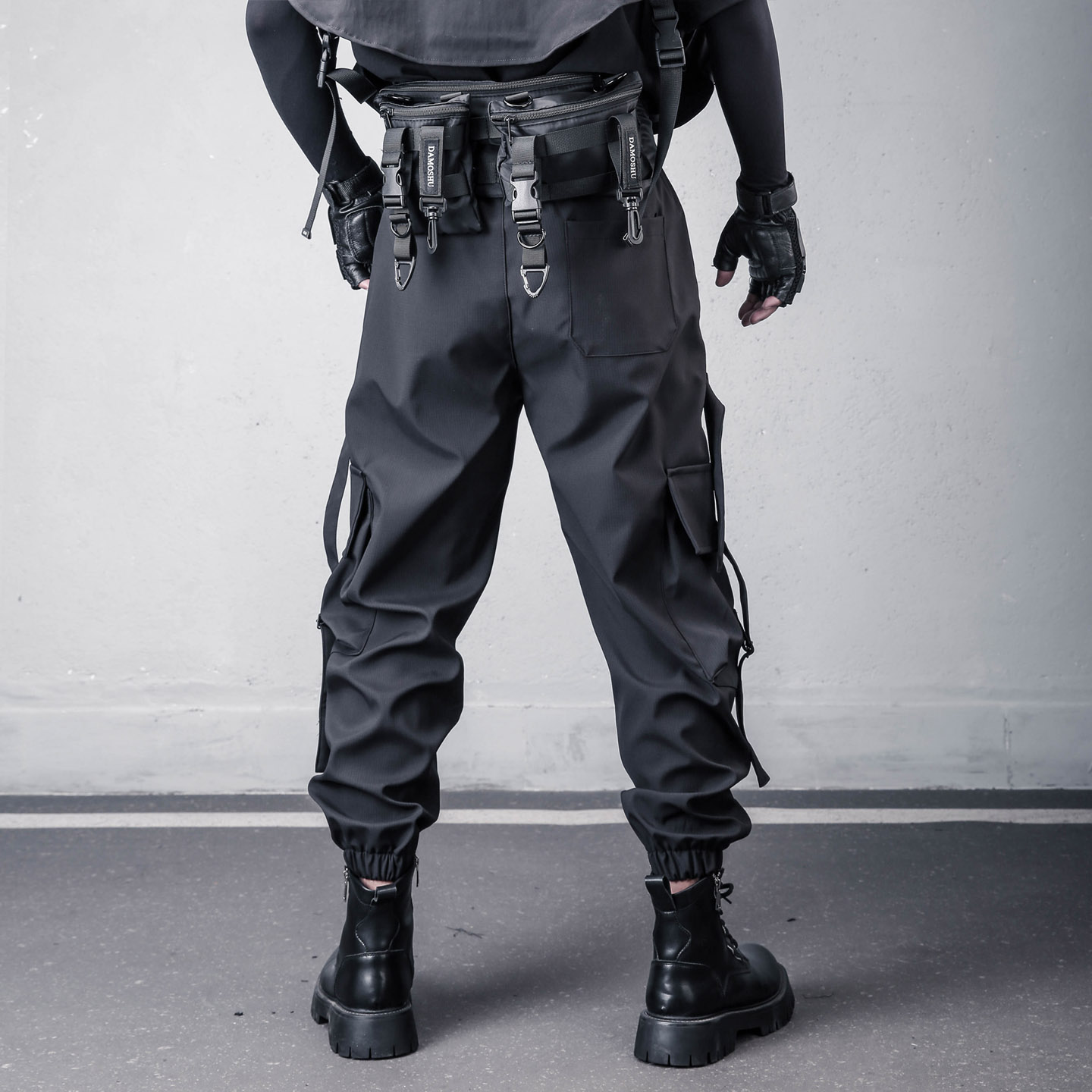 Dark Techwear-style multi-pock - Techwear Pants Tactical recension och pris