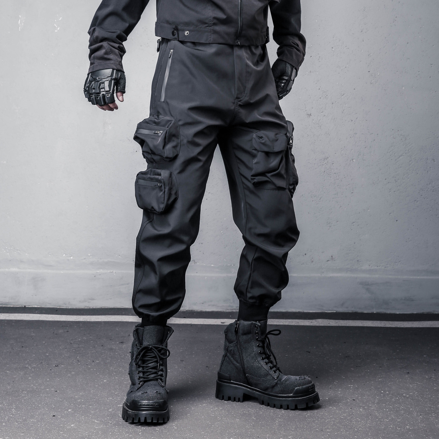 Designer Techwear Overalls Men - Techwear Pants Tactical recension och pris