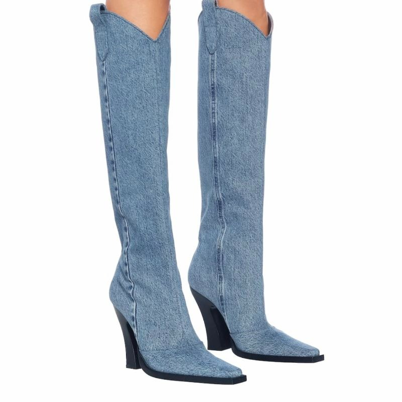 Women's Western Cowboy Boots P - Street Fashion Rome 2026 recension och pris