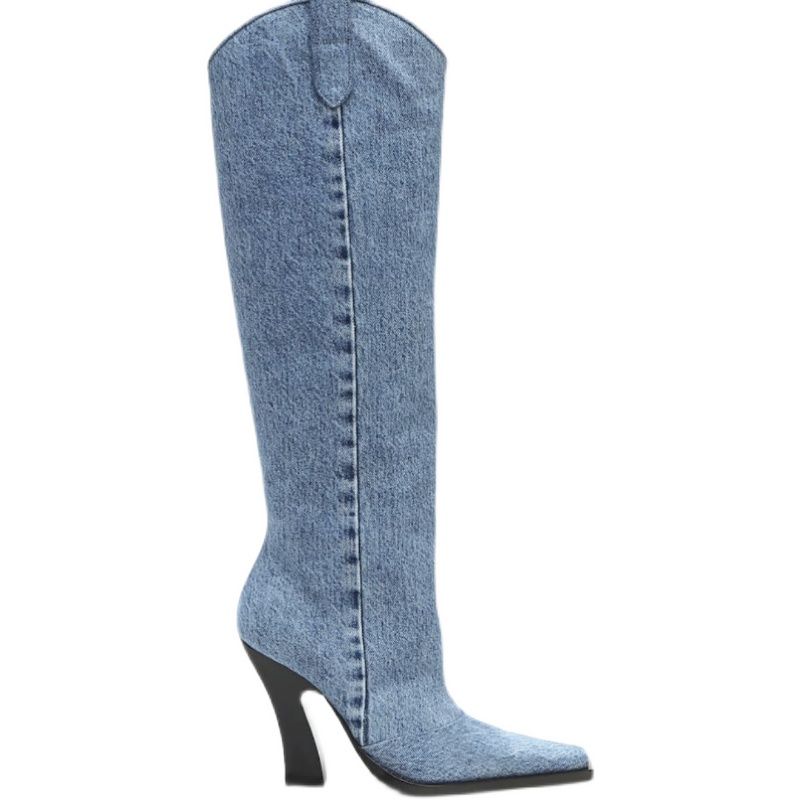 Women's Western Cowboy Boots P - Street Fashion Rome 2026 recension och pris