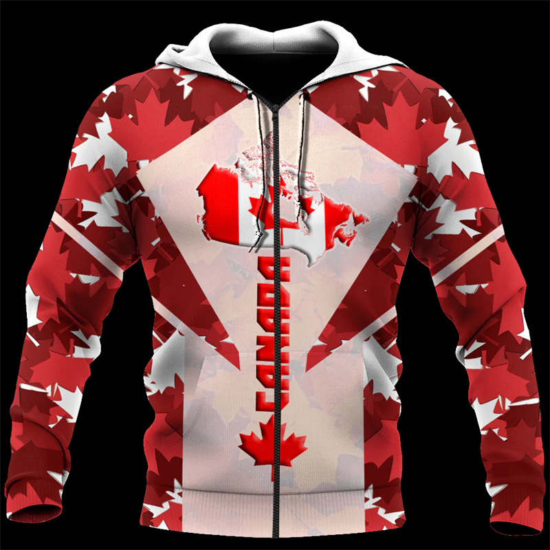 Canada 3d All Over Printed Map - Street Fashion Canada recension och pris