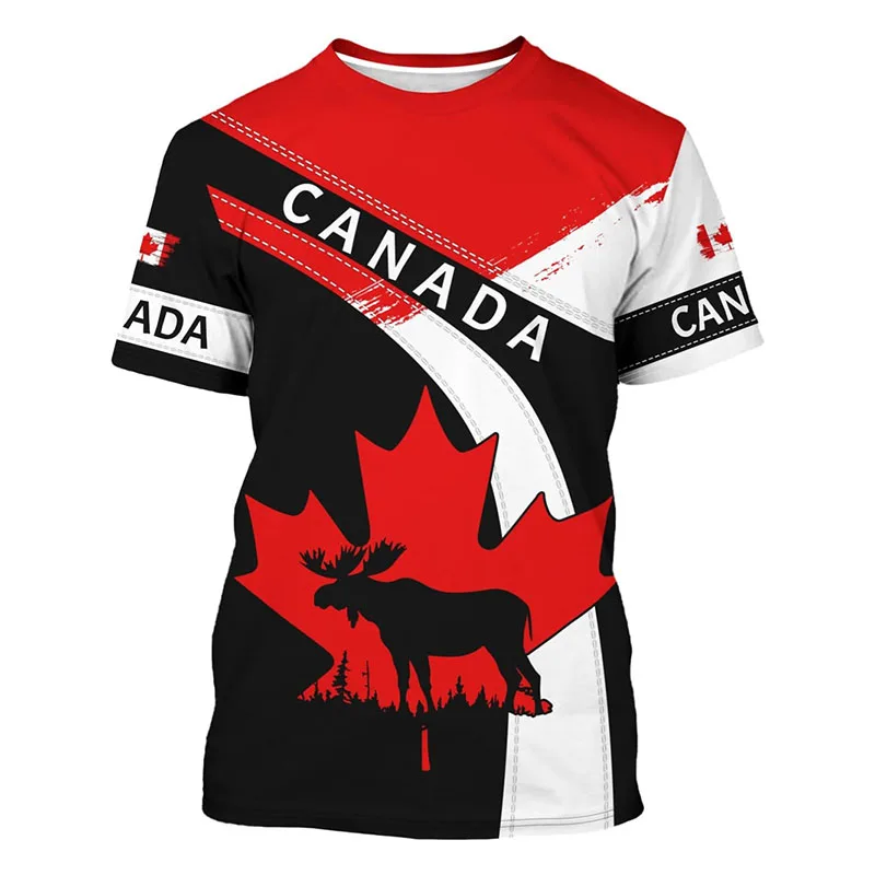 Fashion New Canada T-shirt Men - Street Fashion Canada recension och pris