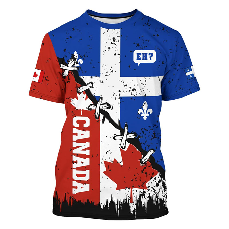 Fashion New Canada T-shirt Men - Street Fashion Canada recension och pris