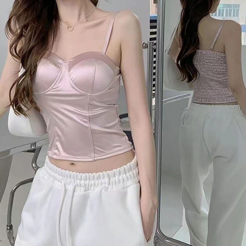 Camisole Women Summer Y2k Swee - Street Fashion Korean Girl recension och pris