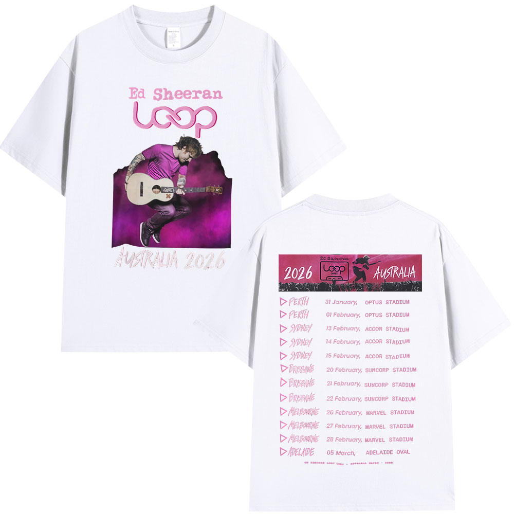 Ed Sheeran Loop Tour Australia - Street Fashion Australia recension och pris