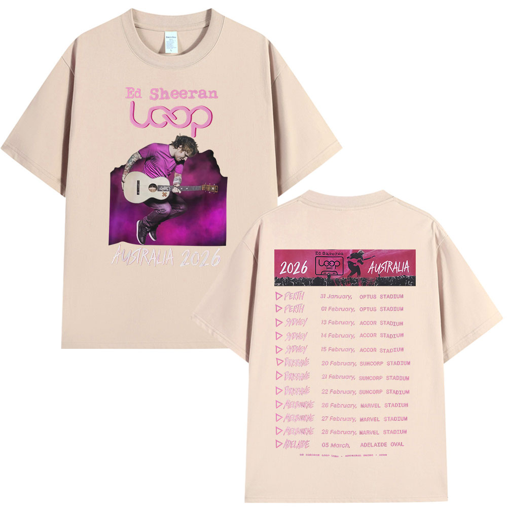 Ed Sheeran Loop Tour Australia - Street Fashion Australia recension och pris