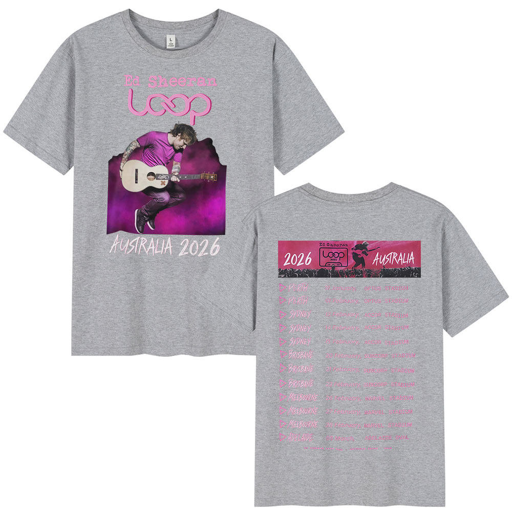 Ed Sheeran Loop Tour Australia - Street Fashion Australia recension och pris