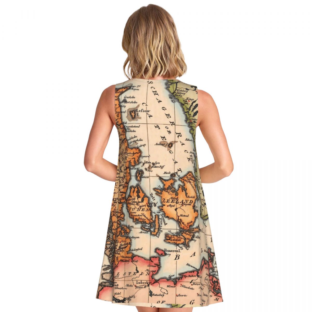 History World Map Tank Dress O - Street Fashion History recension och pris