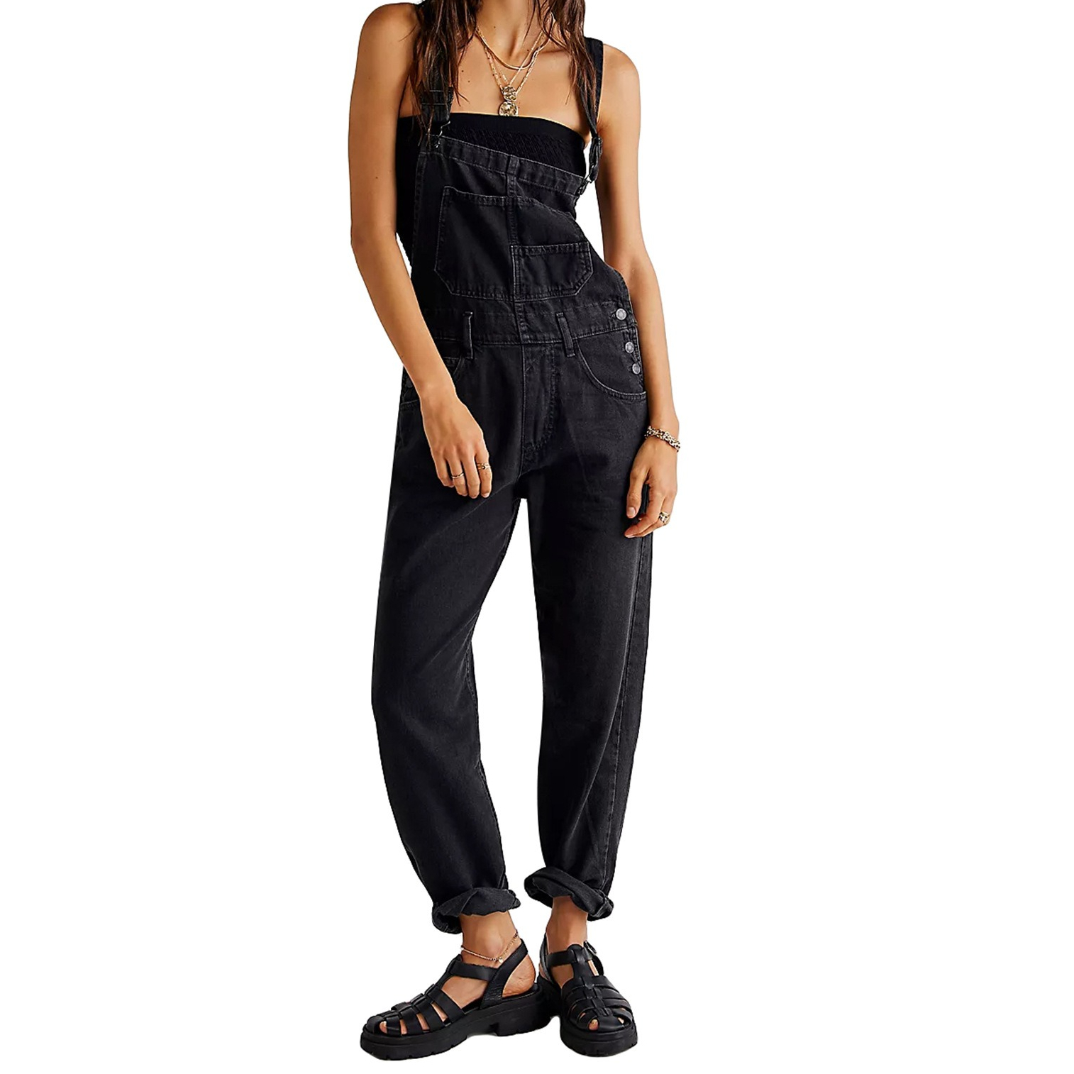 Blue Denim Overalls Jumpsuit R - Street Fashion Jeans Women recension och pris