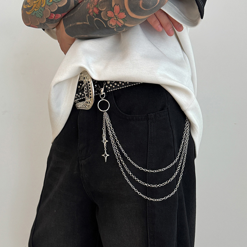 New Retro Punk Rock Cross Pant - Street Fashion Jeans Women recension och pris