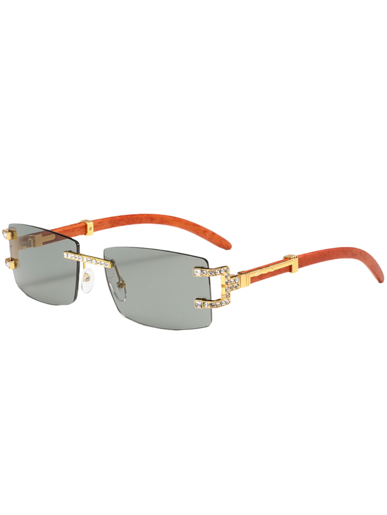 Wood leg retro fashion sunglas - Street Fashion Shoot recension och pris