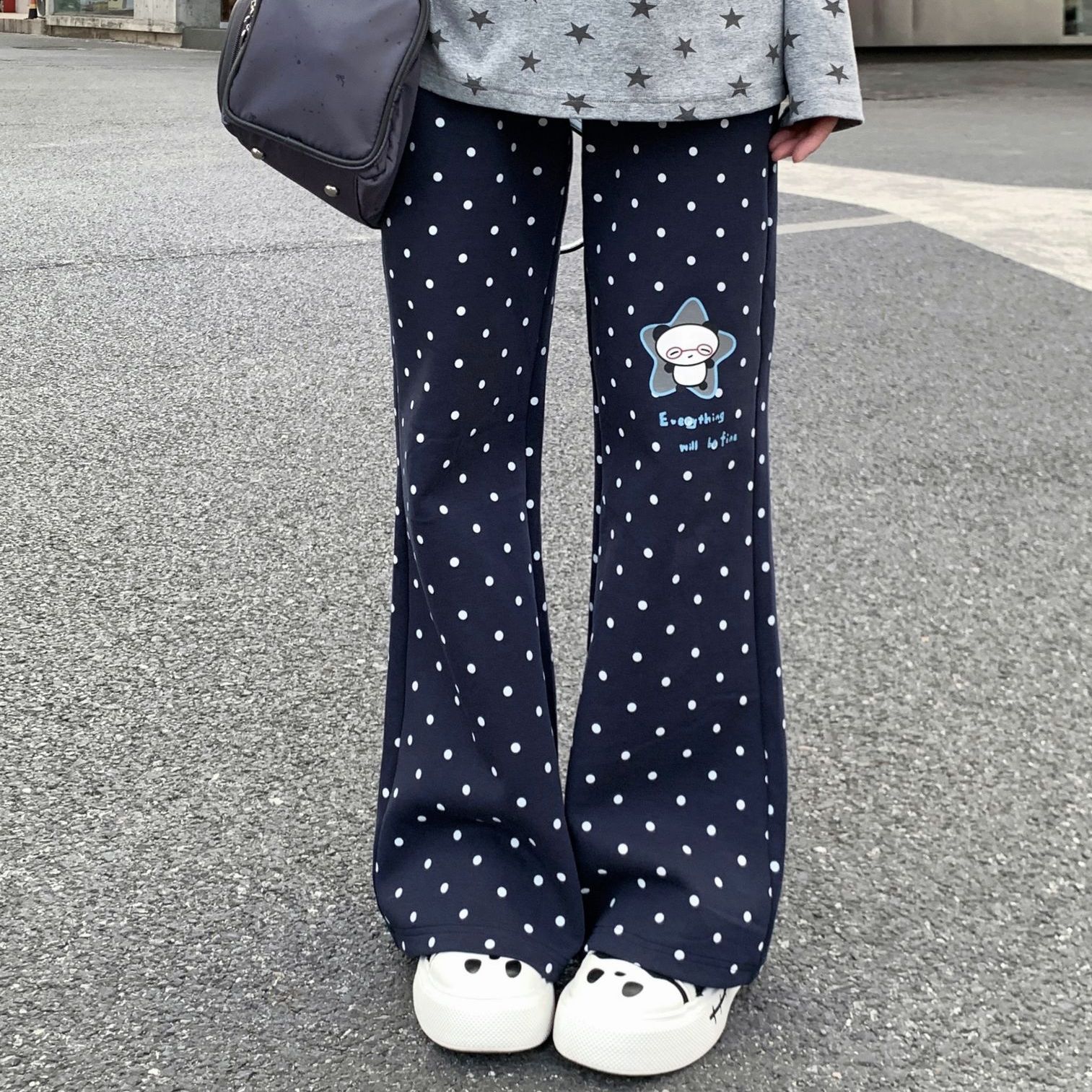 Y2k Vintage 2000s Polka Dot Ca - Street Fashion Korean Girl recension och pris