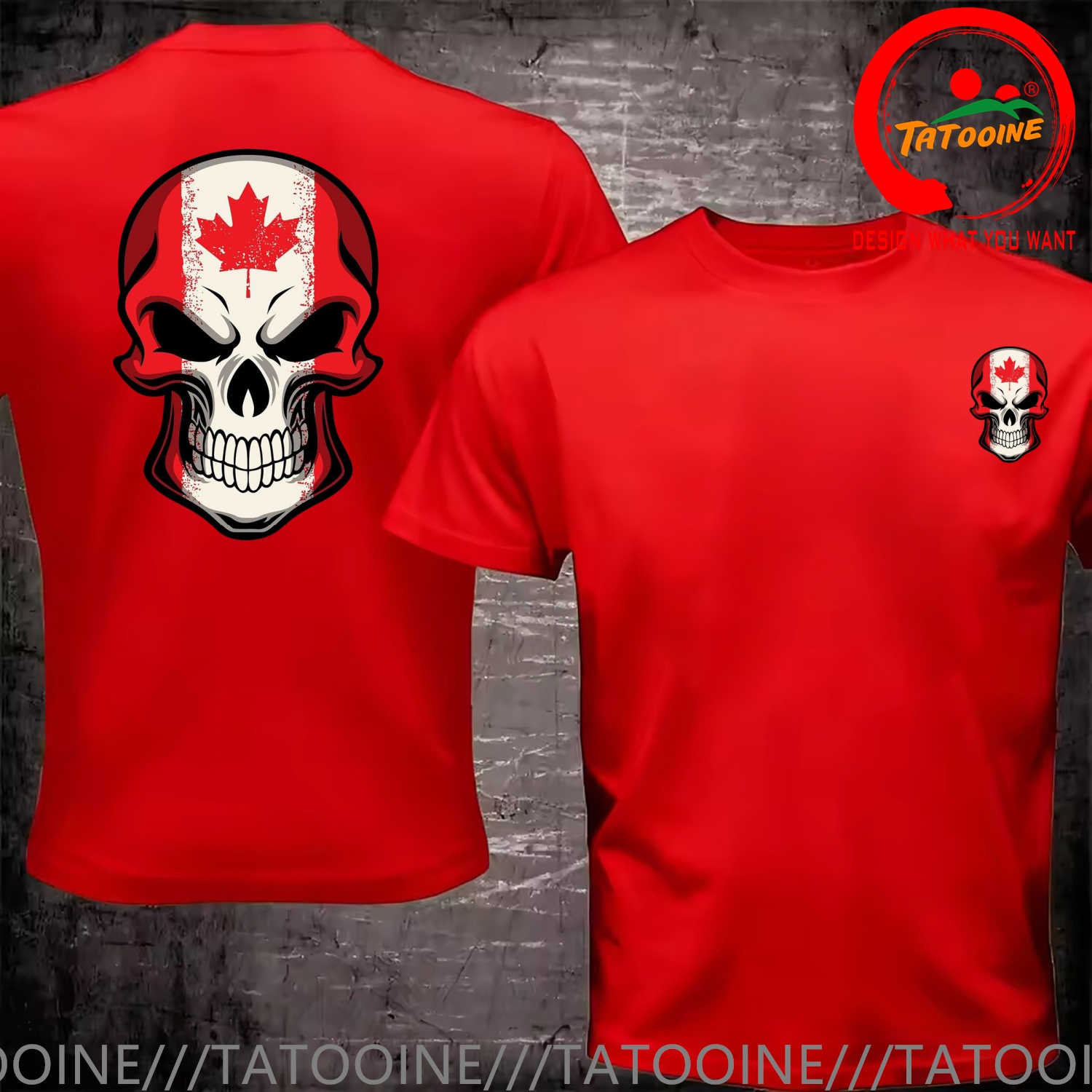 Funny Design Canada Flag Paint - Street Fashion Canada recension och pris