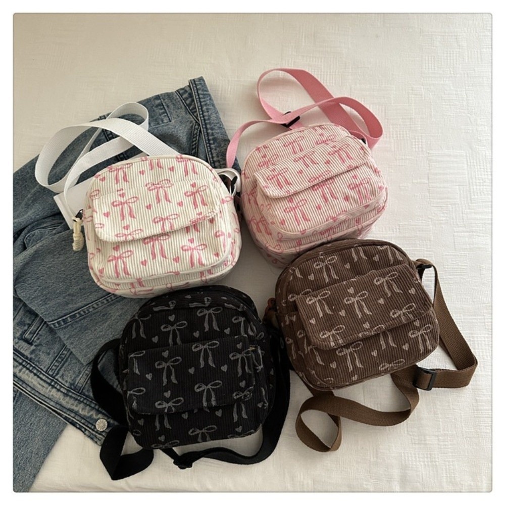 Women's Corduroy Small Shoulde - Street Fashion Korean Girl recension och pris