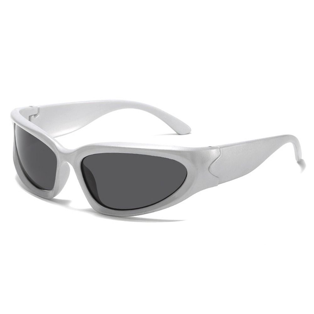 Trendy Y2K Cycling Sunglasses  - Street Fashion Shoot recension och pris