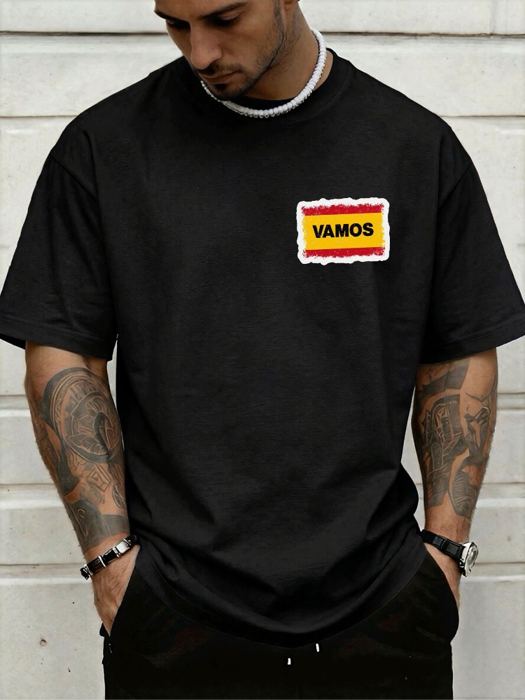 Mens Crew Neck Tee Spain Vamos - Street Fashion In Spain recension och pris