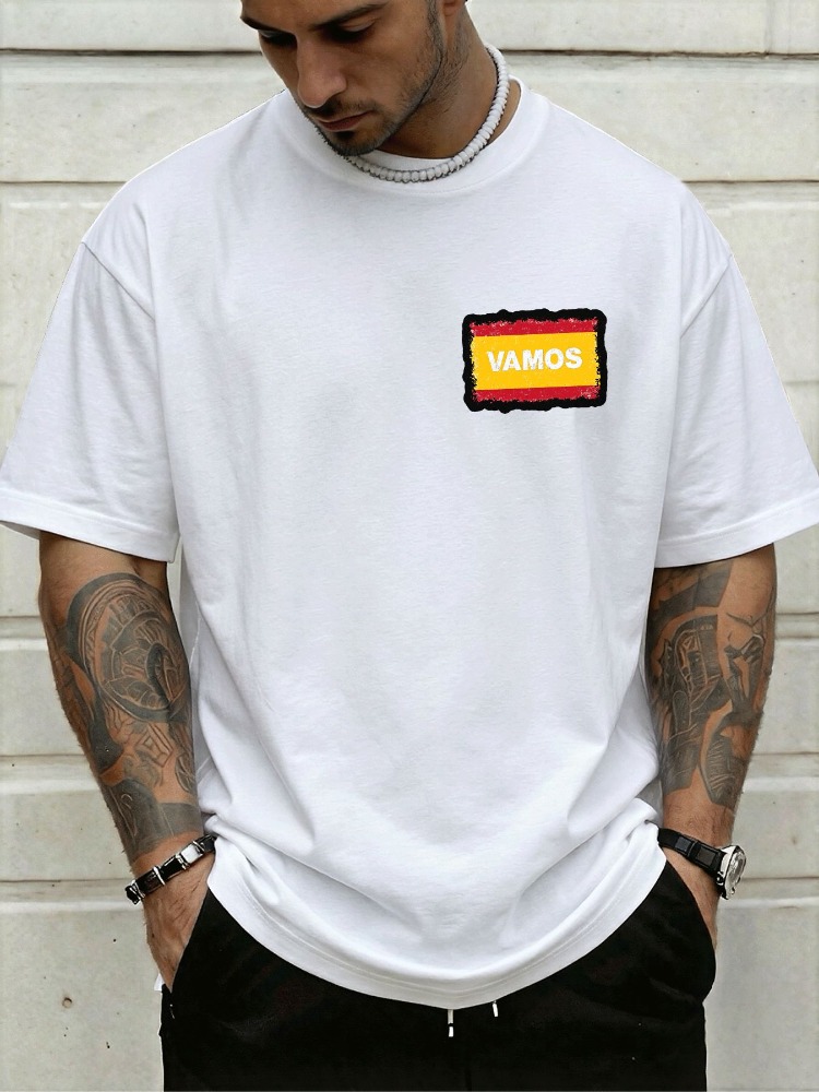 Mens Crew Neck Tee Spain Vamos - Street Fashion In Spain recension och pris