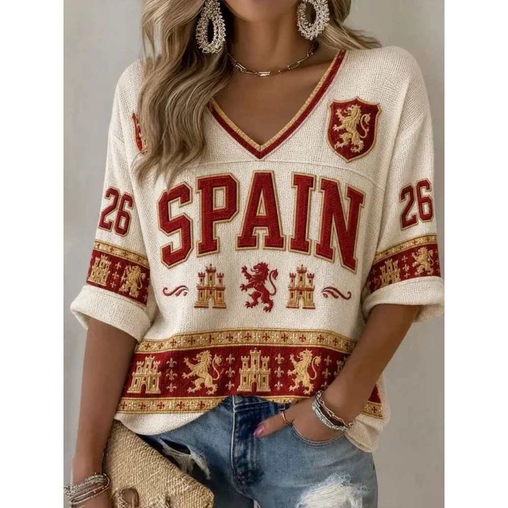 2026 Summer Spain Football Fan - Street Fashion In Spain recension och pris