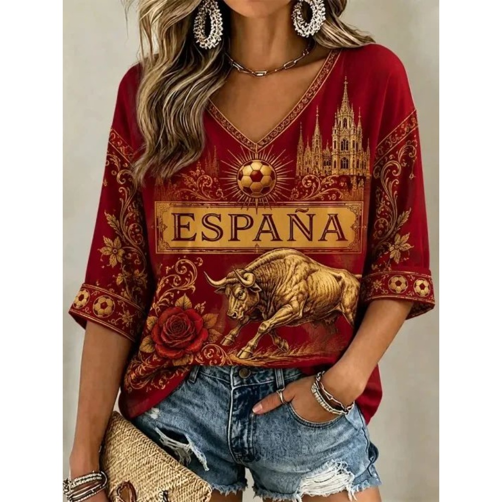 2026 Summer Spain Football Fan - Street Fashion In Spain recension och pris