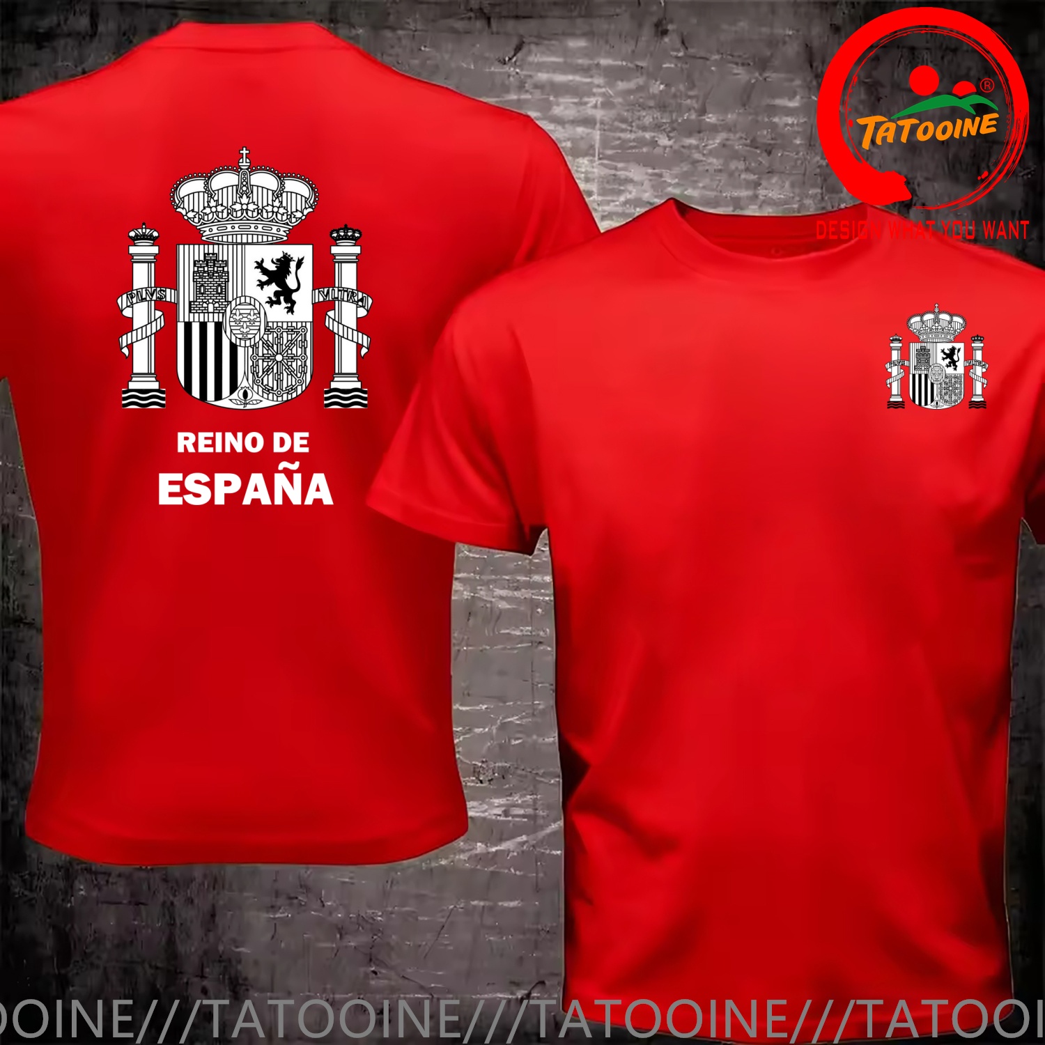 National Emblem of Spain Black - Street Fashion In Spain recension och pris