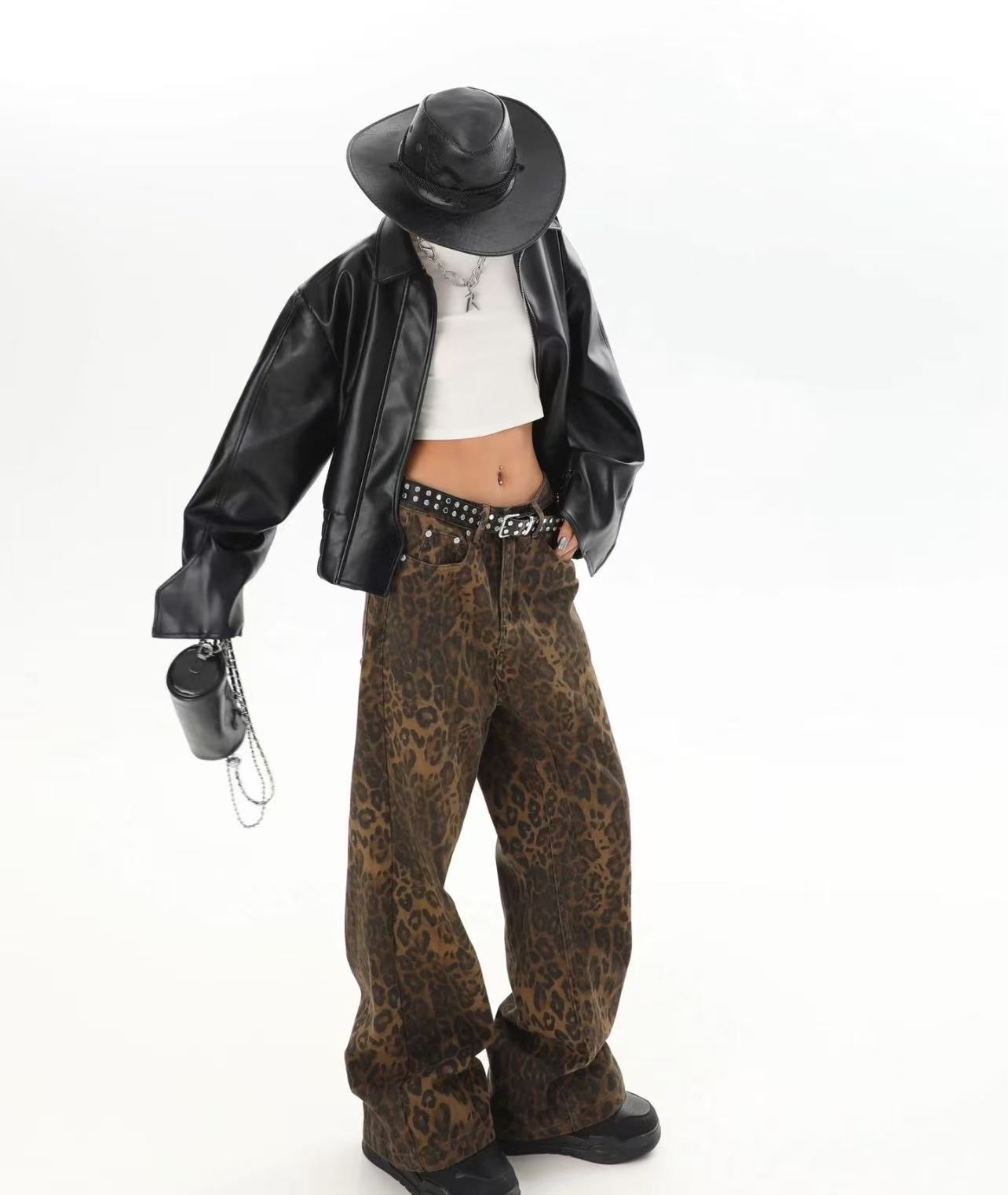 Korean Harajuku retro QICHE me - Street Fashion Jeans Women recension och pris