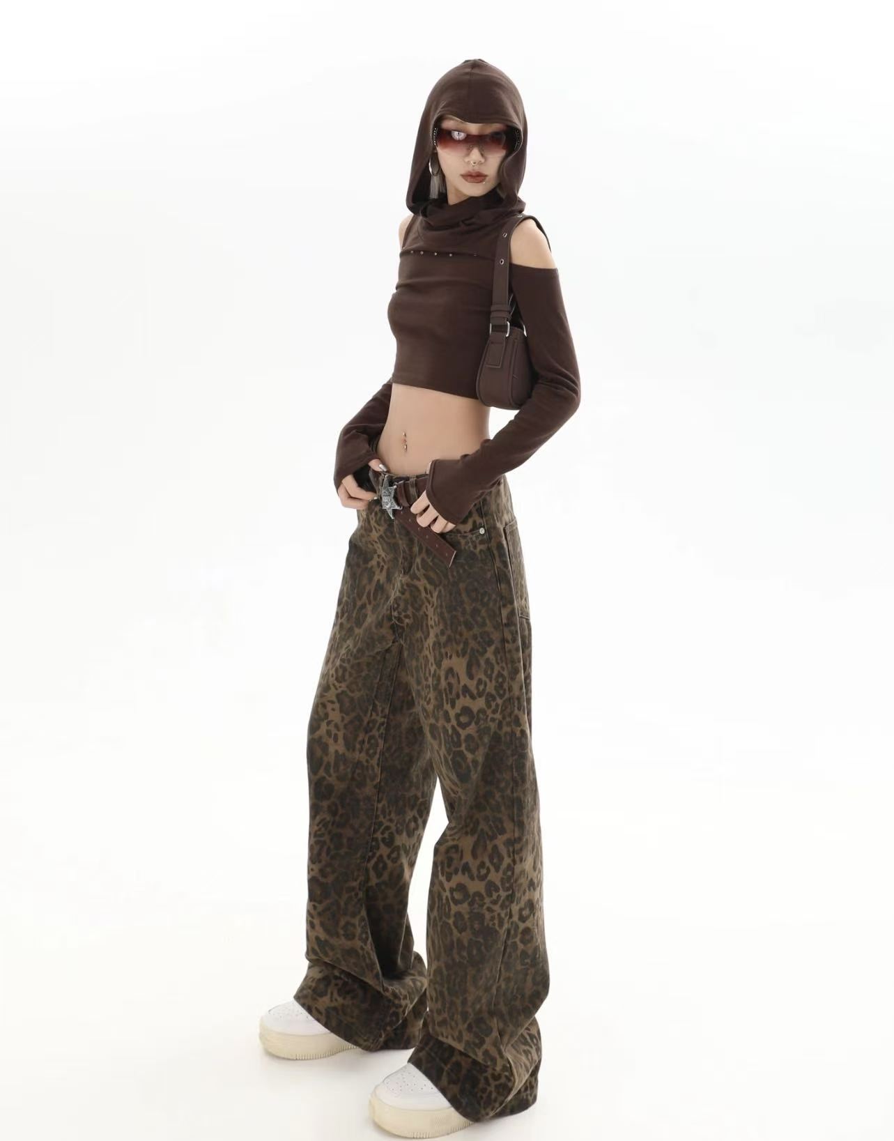 Korean Harajuku retro QICHE me - Street Fashion Jeans Women recension och pris