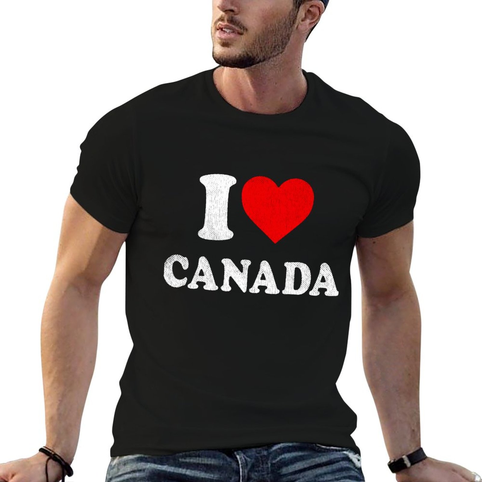 I Love Canada Tshirt Souvenir  - Street Fashion Canada recension och pris