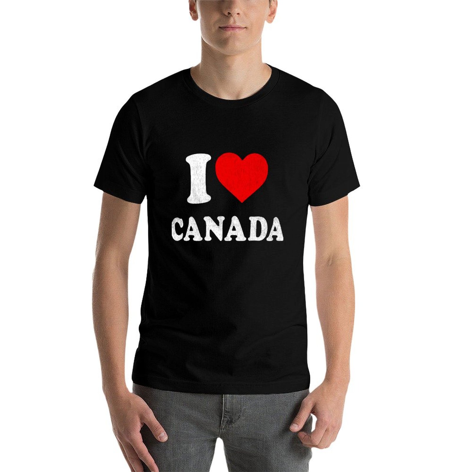 I Love Canada Tshirt Souvenir  - Street Fashion Canada recension och pris