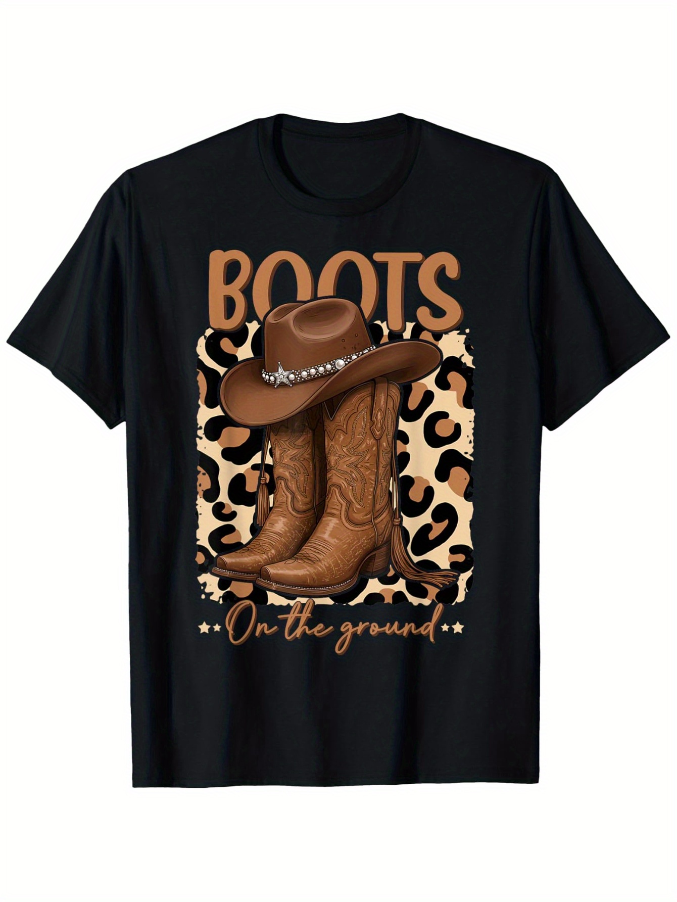 Boots On The Ground Cow Wester - Street Fashion Co recension och pris